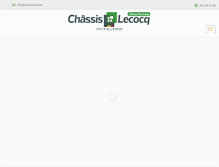 Tablet Screenshot of chassispro.be